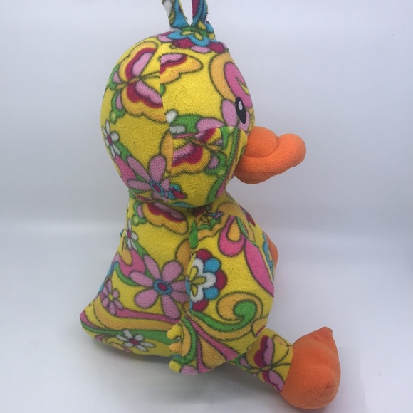 Plushalicious Paisley Colourful Sitting Duck 2011 Geoffrey Toys R Us - Picture 10 of 10